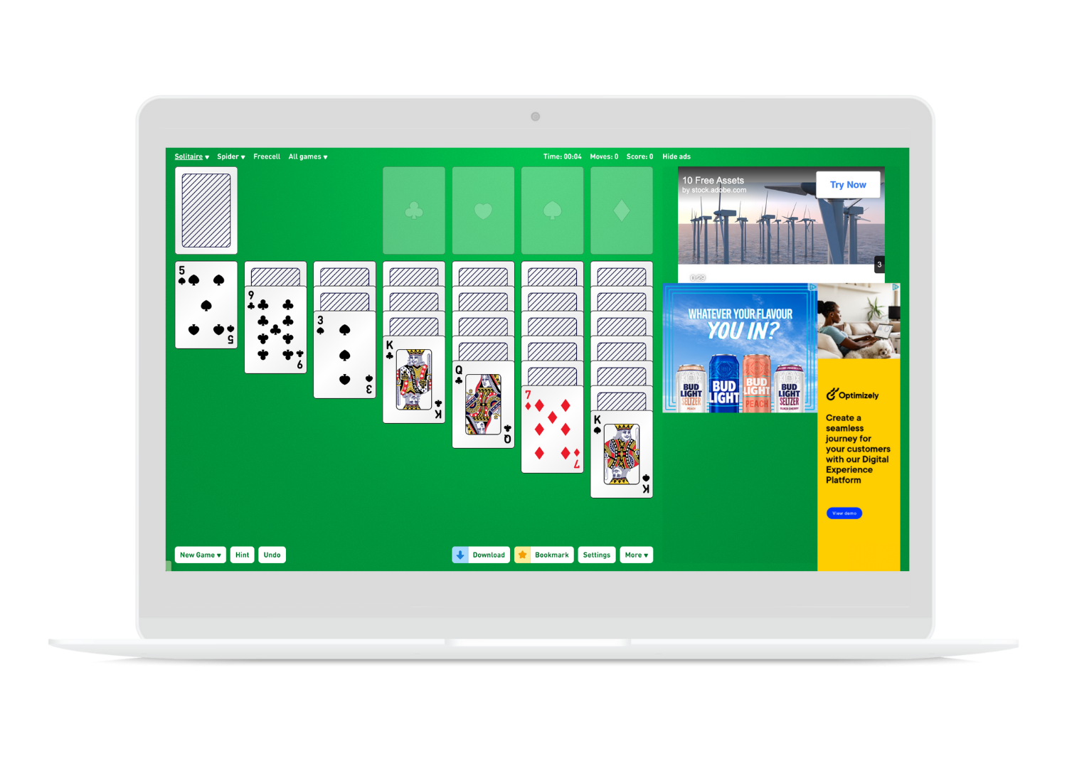 Case Study – Online Solitaire Desktop