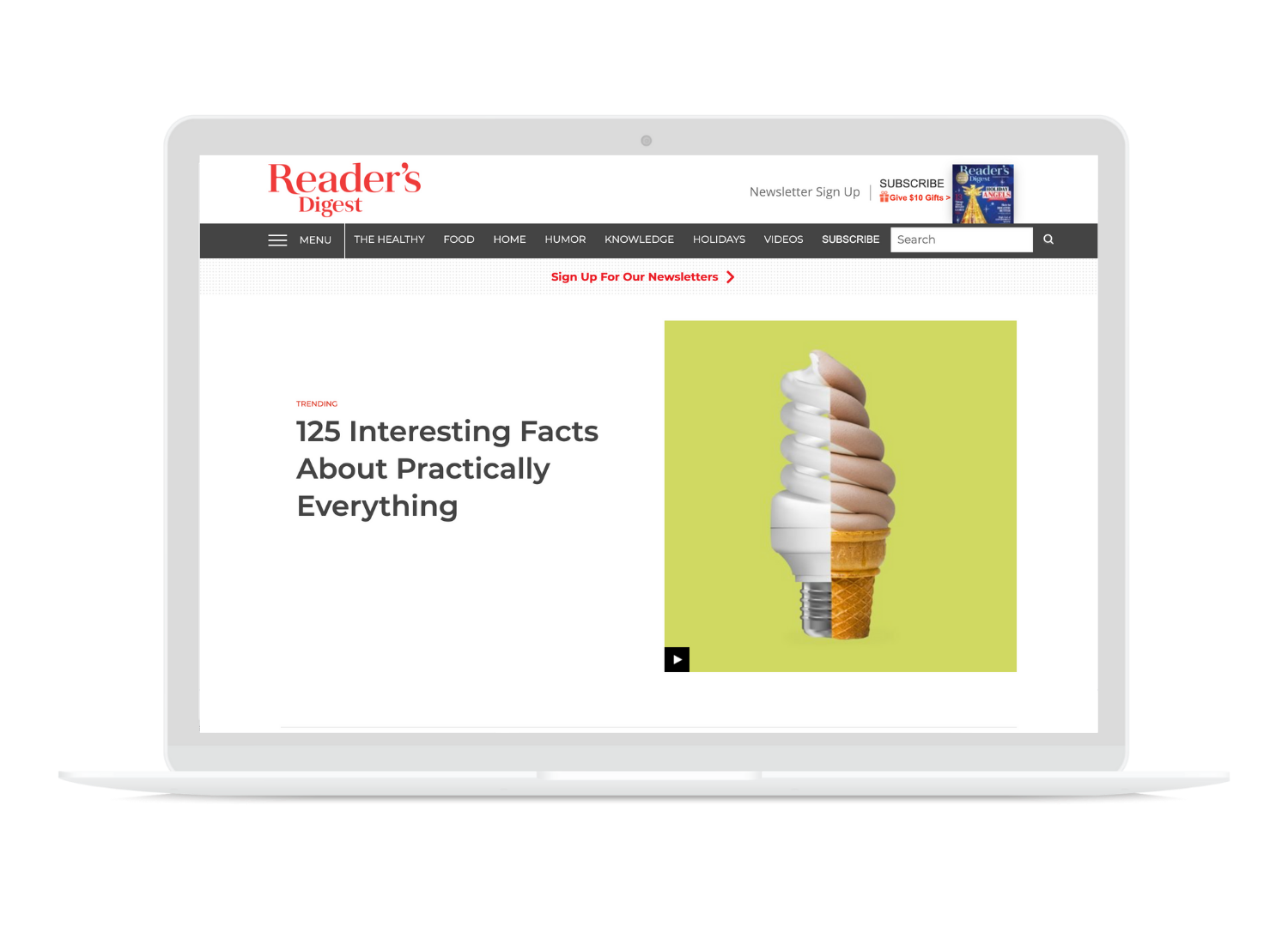 Case Study – Reader’s Digest Desktop